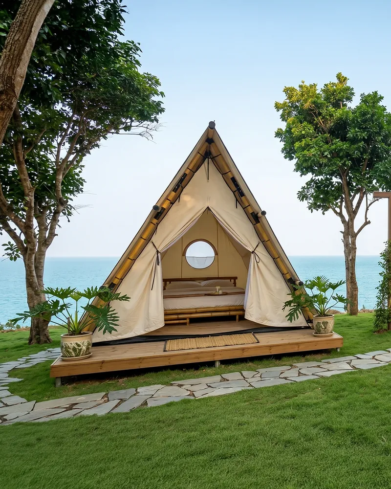 Solora structures for beachfront properties
