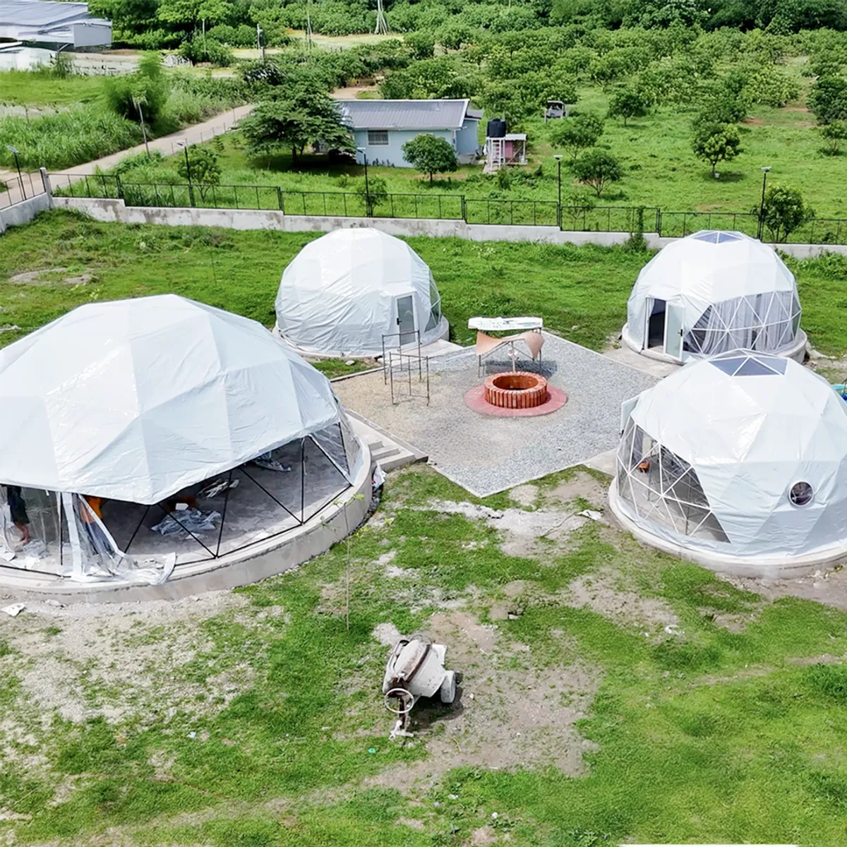 Solora glamping domes installed in Batangas