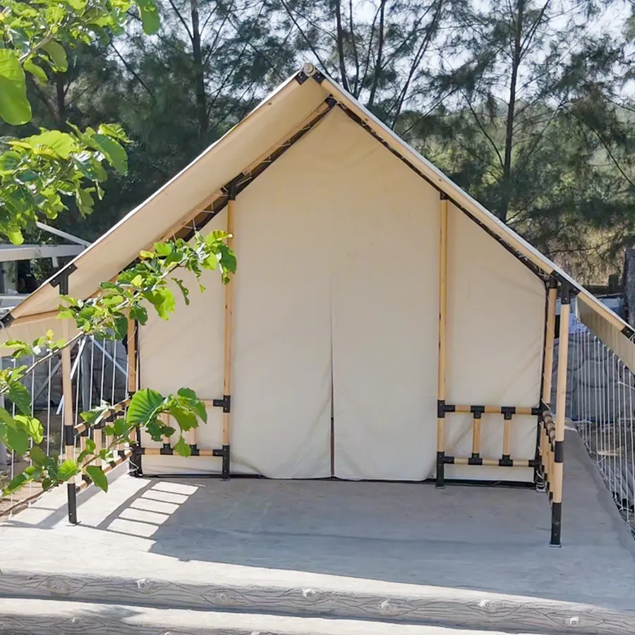 Solora glamping tents among the trees in Zambales